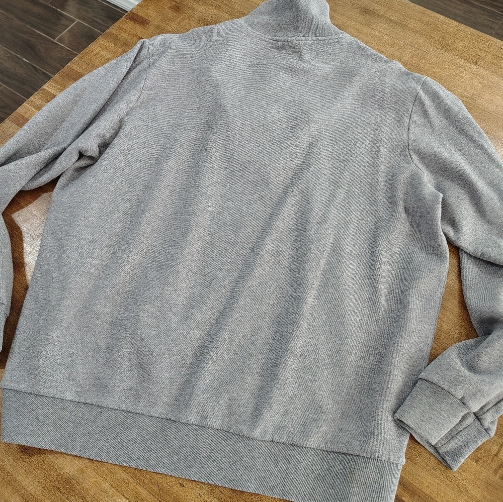 Lacoste Men's Solid Quarter-Zip Interlock Ribbed … - image 5